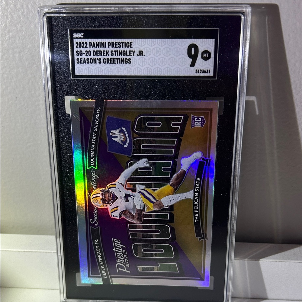 Panini Prestige 2022 Season's Greetings Card - Multicolor Derek Stingley Jr.
